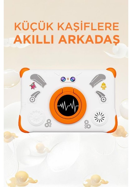 T15 Beyaz 4gb +128 GB Tablet Çocuk Tableti Kılıf Hediyeli