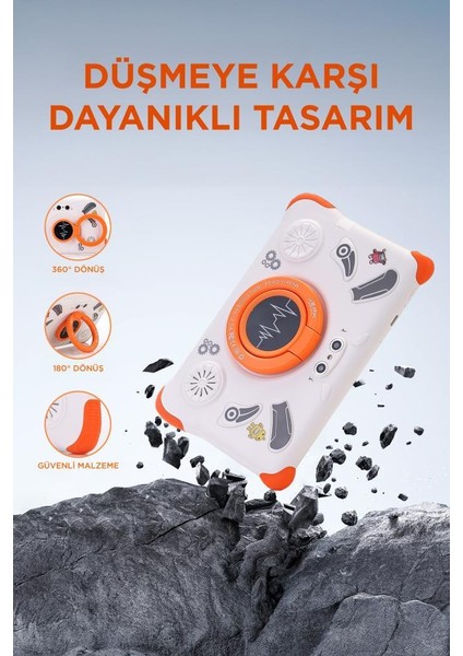 T15 Beyaz 4gb +128 GB Tablet Çocuk Tableti Kılıf Hediyeli