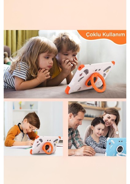 T15 Beyaz 4gb +128 GB Tablet Çocuk Tableti Kılıf Hediyeli