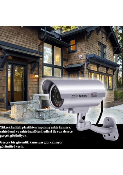 %100 Gerçekçi Iç ve Dış Mekan Için Sahte Güvenlik Kamerası (4767) - MBN5352-8672