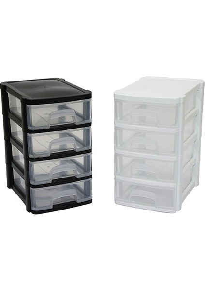 Tonton - Mini Çekmece 4 Katlı 10.3X13.9X16.6CM (4767) - MBN6530-5817