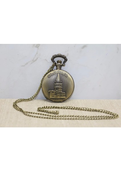 Galata Kulesi Tasarımı Köstekli Saat ALK4383 - MBN3832-7283