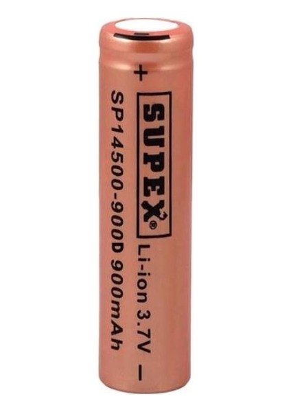 Supex 14500-900D Lityum Ion 3.7V 900MAH Şarj Edilebilir Düz Kafa Başlıksız P? - MBN9760-6720