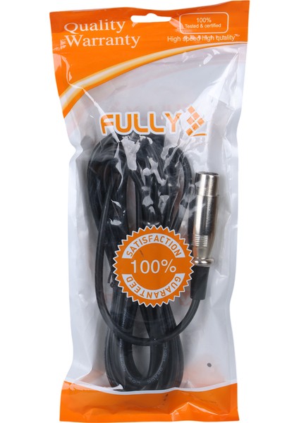 6.3mm Mono Erkek Canon Dişi 4 Metre Mikrofon Ara Kablosu (4767) - MBN4922-3289