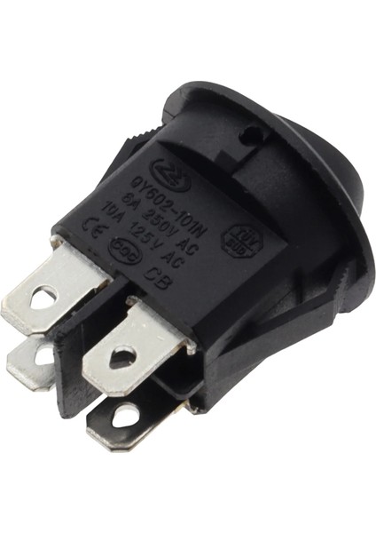 Yuvarlak Işıklı Anahtar On-Off 4p (IC-131-4) (4767) - MBN8756-4913