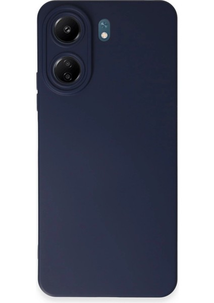 Xiaomi Redmi 13C Kılıf Nano Içi Kadife Silikon - Lacivert Ferrg