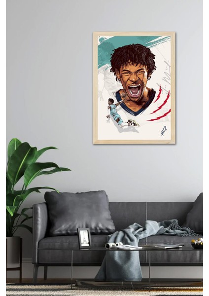 Ja Morant Çerçeveli Tablo - Basketbol Nba Posteri Tablo fiyatları
