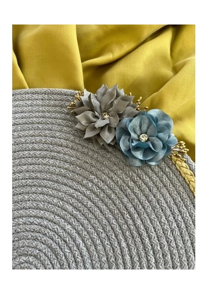 Decohandy 39CM Çiçekli Jüt Örme Supla Amerikan Servis fiyatları