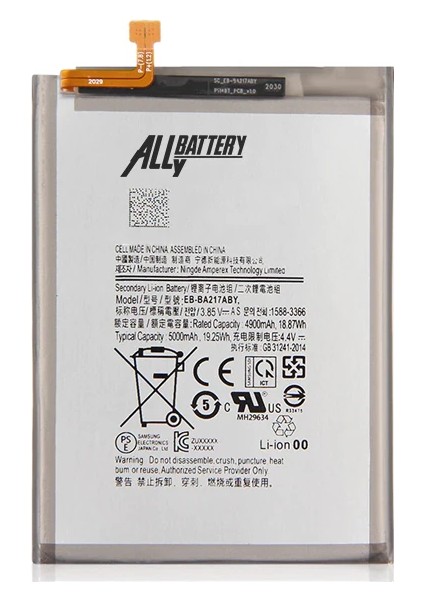 Sm Galaxy A21S A217 Pil Batarya EB-BA217ABY-(5775) - ISL3439-9001
