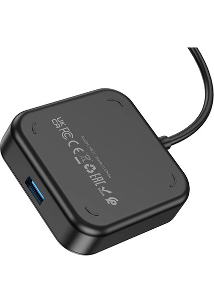 Hoco HB31 4in1 Type-C To 4x Usb3.0 Hub Çevirici Dönüştürücü Adaptör 0.2m-(57 - ISL8587-4383