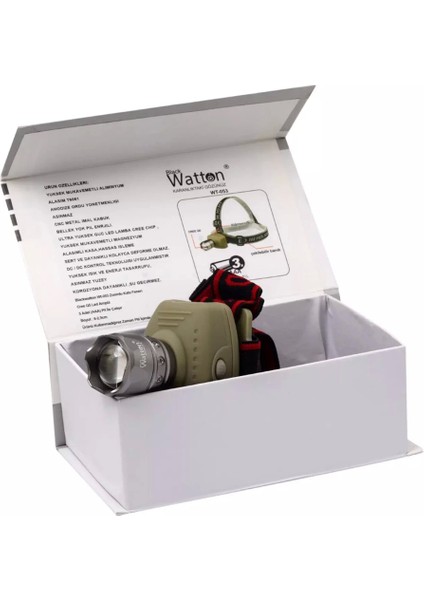 Süper Zoomlu Kafa Lambası WT-053 - ISL7842-9639