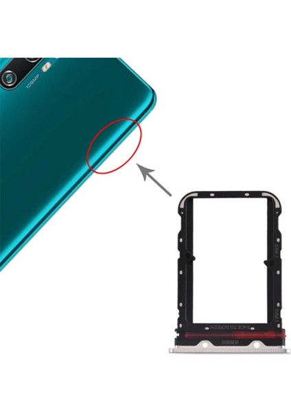 Xiaomi Mi Note 10 Pro-Mi Cc9 Pro Sim Kart Yuvası Sim Kızağı Sim TEPSISI-(5775) - ISL9709-5921