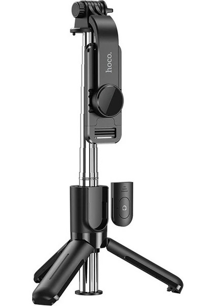 Hoco K17 Bluetooth Uzaktan Kontrol Selfie Çubuğu Tripod Mini Canlı Yayın Standı - ISL9128-3263