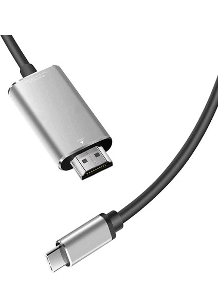 Ally Type-C To Hdmi 4K 60Hz Çevirici Görüntü Kablosu 1.8m - Hdtv Projektör-(57 - ISL9982-1760