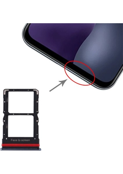 Xiaomi Mi 10 Lite Sim Kart Yuvası Sim Kızağı Sim TEPSISI-(5775) - ISL1132-4996