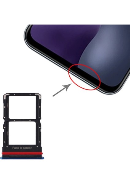 Xiaomi Mi 10 Lite Sim Kart Yuvası Sim Kızağı Sim TEPSISI-(5775) - ISL1132-4996