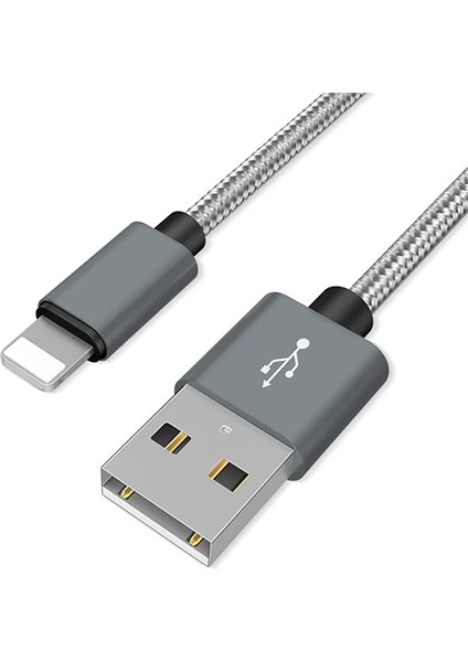 Ally Iphone Ios 3.0A Hızlı Şarj Halat USB Kablo 20CM-(5775) - ISL6226-7494