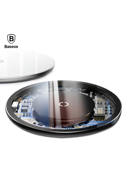 Baseus Simple Kristal 10W Qi Wireless Kablosuz Hızlı ŞARJ-(5775) - ISL6593-4467