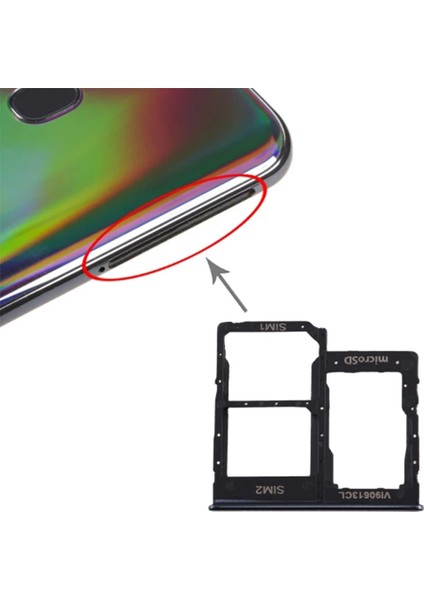 Sm Galaxy A40 SM-A405F Sim Hafıza Kart Kapağı TUTUCU-(5775) - ISL2384-9811