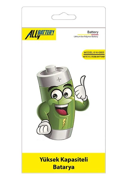 Ally Sm Galaxy Note 10 Lite N770F Pil Batarya EB-BN770ABY-(5775) - ISL1497-8580