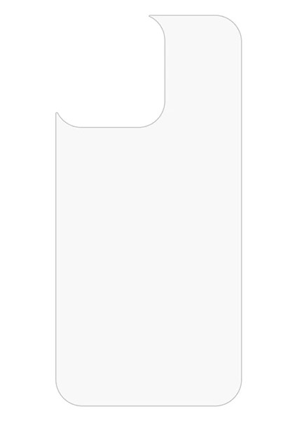Ally iPhone 13 Pro Max 6.7 Tempered Şeffaf Arka Cam KORUYUCU-(5775) - ISL7286-5192