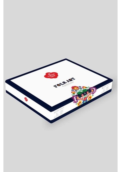 Cotton Box Folk Art Çift Kişilik Nevresim Takımı Mila Pembe