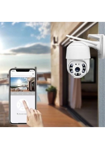 20 Mp Hd Lens Iç Dış Mekan Suya Danıklı Ip Wifi Network Güvenlik Kamerası Wifi Kamera