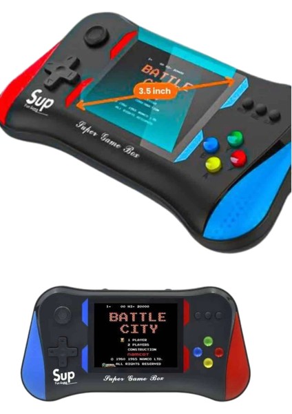 3.5 Inç 500'Ü 1 Arada Klasik Oyun Konsolu Nostalji Oyunlu Atari fiyatları