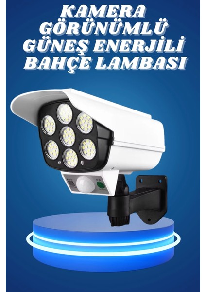 Bahçe Aydınlatması Hareket Sensörlü LED Aydınlatma Kamera Görünümlü