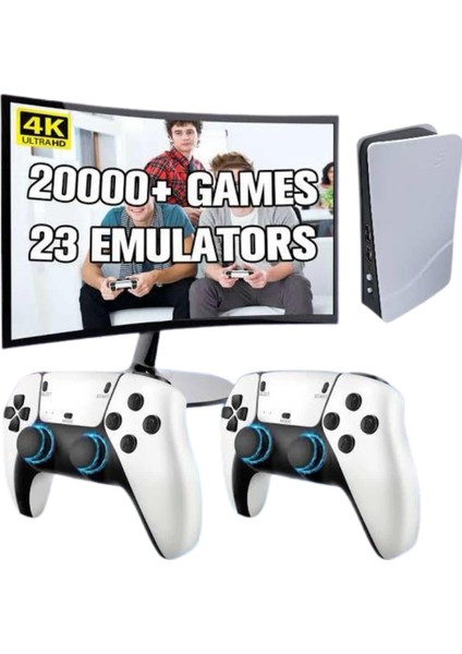 4K Hd 2.4g Kablosuz Kol 3000 Oyunlu Game Station Retro Atari Game Box