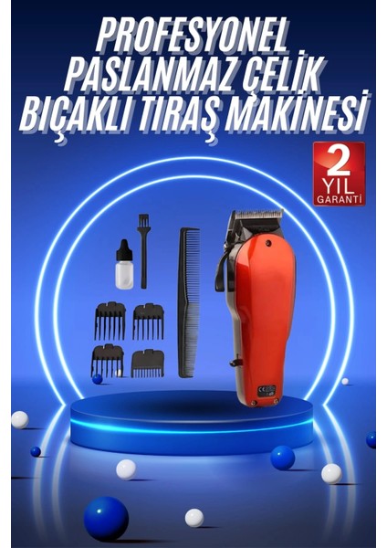 Unısex Tıraş Makinesi Lazer Öncesi Kısaltma Paslanmaz Çelik