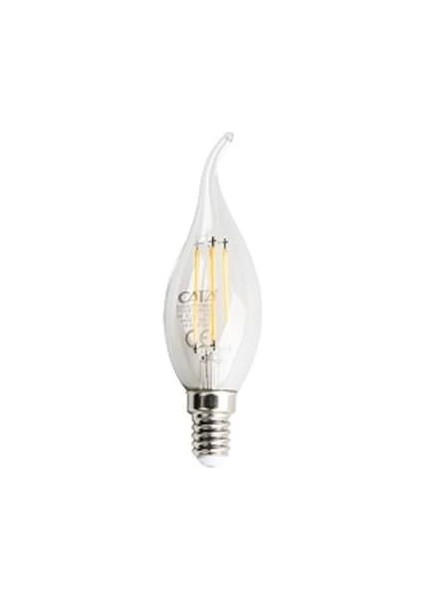 Cata Ct 4064G 7W LED Flament Kıvrık Buji 3000K Günışığı E14 Duy
