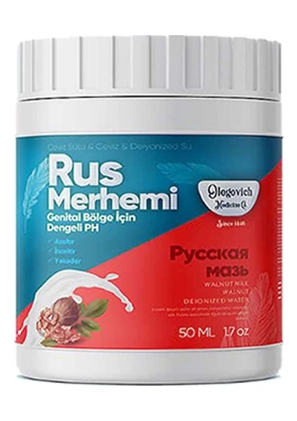 Rus Merhemi 50 ml - - Tüy Dökücü - 000031KI