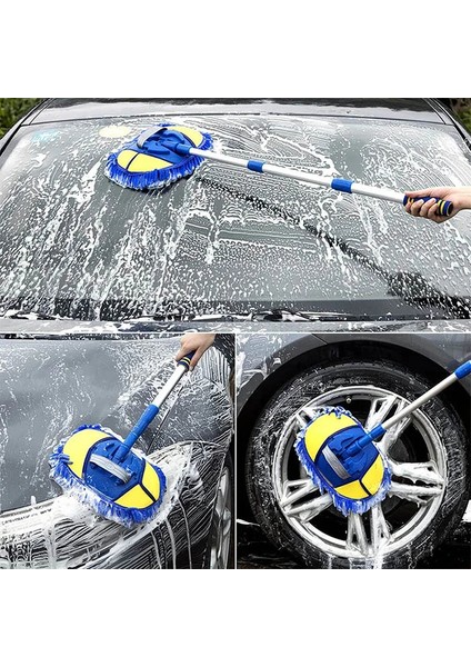 Ally Mikrofiber Dönebilen Püsküllü Araba Yıkama ve Temizleme FIRÇASI-(5775) - ISL7221-8727