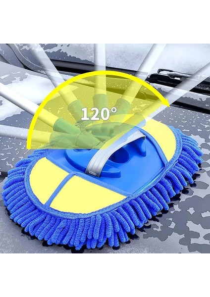 Ally Mikrofiber Dönebilen Püsküllü Araba Yıkama ve Temizleme FIRÇASI-(5775) - ISL7221-8727