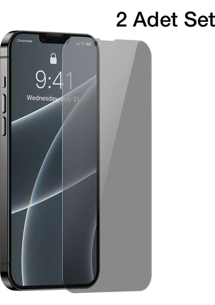 Baseus iPhone 13 Mini Privacy Hayalet Cam Ekran Koruyucu 2 Adet SET-(5775) - ISL4117-4908