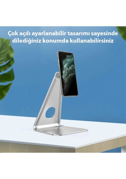 Ally Metal Masa Üstü Standlı Mıknatıslı Tablet Telefon TUTUCU-(5775) - ISL3256-1020