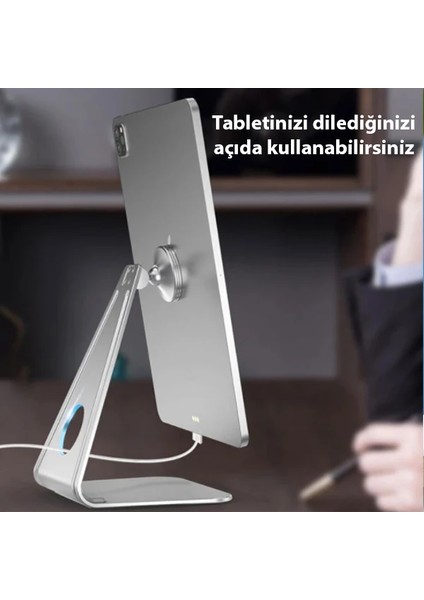 Ally Metal Masa Üstü Standlı Mıknatıslı Tablet Telefon TUTUCU-(5775) - ISL3256-1020