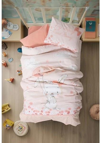 Cotton Box Bebek Nevresim Takımı Rapeti Somon
