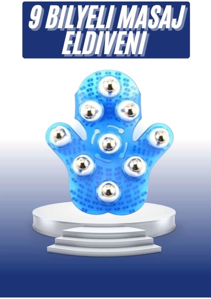 Masaj Aleti El Şeklinde Omuz Bacak Bilyeli Masaj Eldiveni El Şekilli