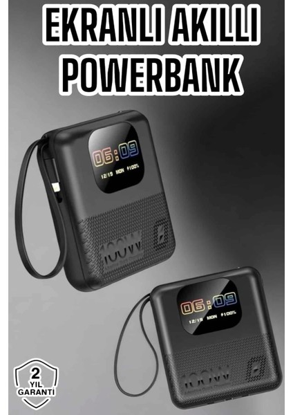 Akıllı Powerbank 10.000 Mah Müzik Dinleme Mesaj Gönderme Arama Cevaplama