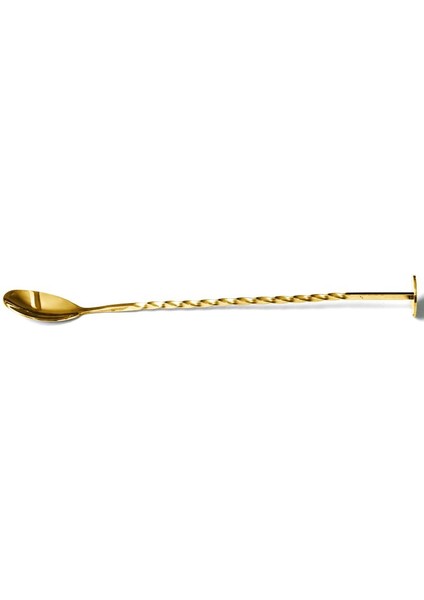 Bar Kaşık Burgulu Gold 30CM
