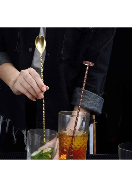 Bar Kaşık Burgulu Gold 30CM fiyatları