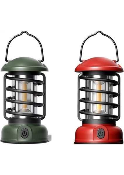 Vintage Glamping Kamp Lambası 300 Lümen