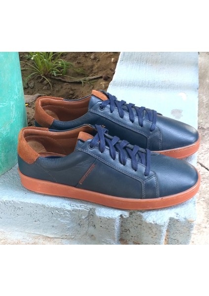 Bagsshoes 15024 Erkek Hakiki Deri Günlük Sneaker Ayakkabı