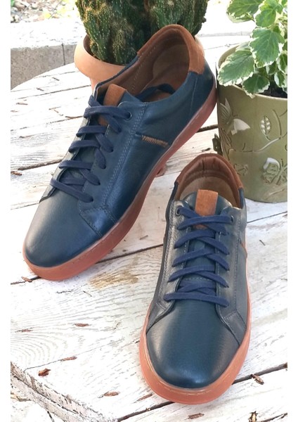 Bagsshoes 15024 Erkek Hakiki Deri Günlük Sneaker Ayakkabı fırsatları
