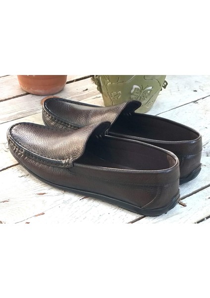 Bagsshoes 15004 Gianni Erkek Hakiki Deri Loafer Günlük Ayakkabı fırsatları