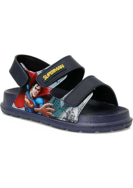 Superman Agora P 27/32 Erkek Çocuk Lisanslı Cırtlı Sandalet