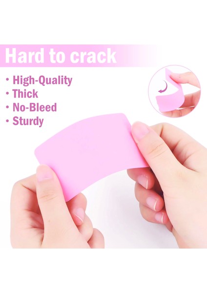 Boş Kelime Kartları 5x8 cm - 50 Adet Oval Kenarlı | Tabu & Not Kartları - Mavi