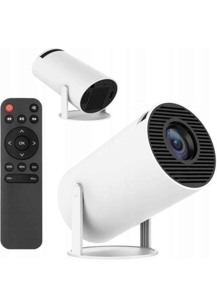 Sinema Projektörü Android HDMI USB Wifi Ses Çıkışlı Ayaklı Projeksiyon Taşınabilir
